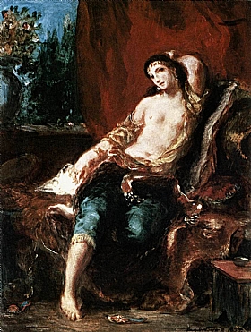 Eugne Delacroix, Odalisque - GRANDS PEINTRES / Delacroix