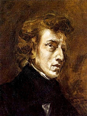 Eugne Delacroix, Portrait de Frdric Chopin - GRANDS PEINTRES / Delacroix