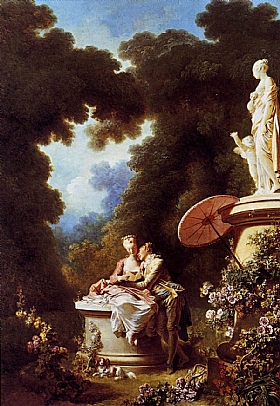 Jean-Honor Fragonard, La confession de l'amour - GRANDS PEINTRES / Fragonard