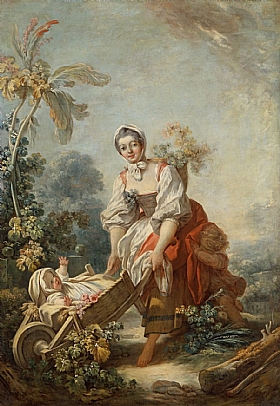 Jean-Honor Fragonard, La joie de la maternit - GRANDS PEINTRES / Fragonard