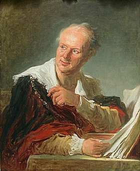 Jean-Honoré Fragonard, Portrait de Diderot - GRANDS PEINTRES / Fragonard