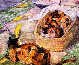 Franz Marc, Le panier des chats - GRANDS PEINTRES / Marc