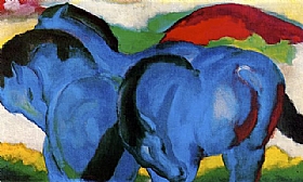Franz Marc, Les petits chevaux bleus - GRANDS PEINTRES / Marc