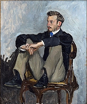 Frederic Bazille, Portrait de Pierre-Auguste Renoir - GRANDS PEINTRES / Bazille