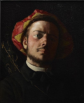 Frdric Bazille, Portrait de Paul Verlaine - GRANDS PEINTRES / Bazille