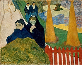 Paul Gauguin, Arlsiennes dans le mistral - GRANDS PEINTRES / Gauguin
