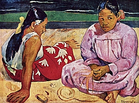 Paul Gauguin, Femmes tahitiennes - GRANDS PEINTRES / Gauguin