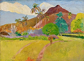 Paul Gauguin, Paysage Tahitien - GRANDS PEINTRES / Gauguin