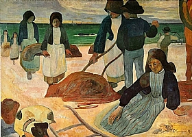 Paul Gauguin, Ramasseurs de Varech - GRANDS PEINTRES / Gauguin