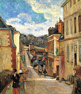 Paul Gauguin, Rue Jouvenet  Rouen - GRANDS PEINTRES / Gauguin