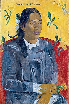 Paul Gauguin, Femme  la fleur - GRANDS PEINTRES / Gauguin