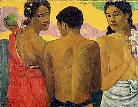 Paul Gauguin, Conversation trois Tahitiens - GRANDS PEINTRES / Gauguin