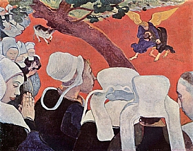 Paul Gauguin, Vision aprs sermon - GRANDS PEINTRES / Gauguin