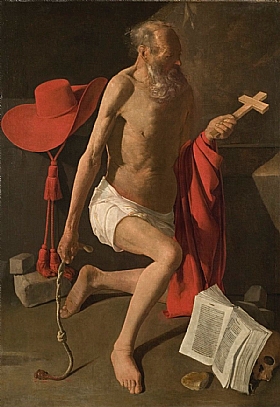 Georges de La Tour, Saint Jérome pénitent - GRANDS PEINTRES / De la Tour
