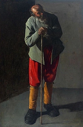Georges de La Tour, Le vieil homme - GRANDS PEINTRES / De la Tour