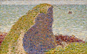 Georges Seurat, Bec du Hoc  Grandcamp - GRANDS PEINTRES / Seurat
