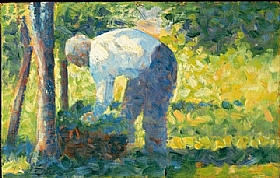 Georges Seurat, Le jardinier - GRANDS PEINTRES / Seurat