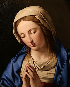 Il Sassoferrato, La Vierge en Adoration - GRANDS PEINTRES / Sassoferrato