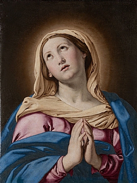 Il Sassoferrato, Vierge Marie en prires - GRANDS PEINTRES / Sassoferrato