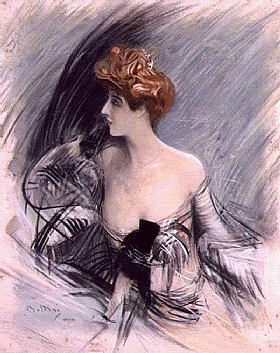 Giovanni Boldini, Portrait de Sarah Bernhardt - GRANDS PEINTRES / Boldini