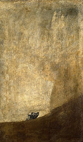 Francisco de Goya, Le chien - GRANDS PEINTRES / Goya