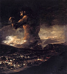 Francisco de Goya, Le colosse - GRANDS PEINTRES / Goya