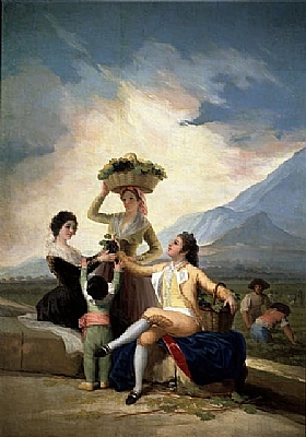 Francisco de Goya, L'Automne ou les Vendanges - GRANDS PEINTRES / Goya