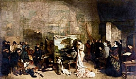 Gustave Courbet, Latelier du Peintre - GRANDS PEINTRES / Courbet