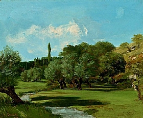 Gustave Courbet, Bretonnerie dans l'Indre - GRANDS PEINTRES / Courbet