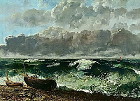 Gustave Courbet, La mer orageuse - GRANDS PEINTRES / Courbet