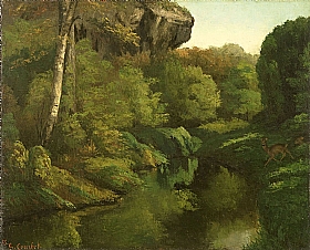 Gustave Courbet, Foret de Fontainebleau - GRANDS PEINTRES / Courbet