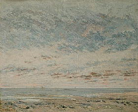 Gustave Courbet, Mare basse  Trouville - GRANDS PEINTRES / Courbet