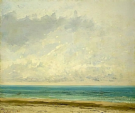 Gustave Courbet, Marine - mer calme - GRANDS PEINTRES / Courbet