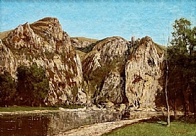 Gustave Courbet, La Meuse  Freyr - GRANDS PEINTRES / Courbet