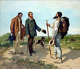 Gustave Courbet, Rencontre - GRANDS PEINTRES / Courbet