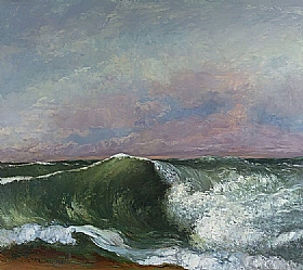 Gustave Courbet, Une vague - GRANDS PEINTRES / Courbet