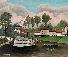 Henri Rousseau, Bateau Lavoir Pont de Charenton - GRANDS PEINTRES / Rousseau