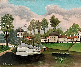 Henri Rousseau, Bateau Lavoir Pont de Charenton - GRANDS PEINTRES / Rousseau