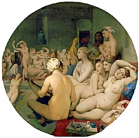 Jean-Auguste Ingres, Le bain turc - GRANDS PEINTRES / Ingres