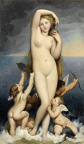 Jean-Auguste Ingres, Venus Anadyomene - GRANDS PEINTRES / Ingres