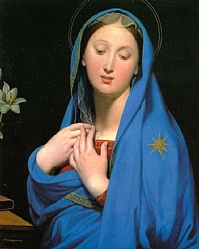 Jean-Auguste Ingres, Vierge de l'adoption - GRANDS PEINTRES / Ingres