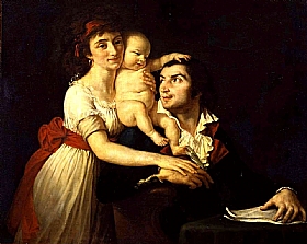 Jacques-Louis David, Camille Desmoulins en famille - GRANDS PEINTRES / David
