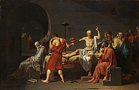 Jacques-Louis David, La mort de Socrate - GRANDS PEINTRES / David
