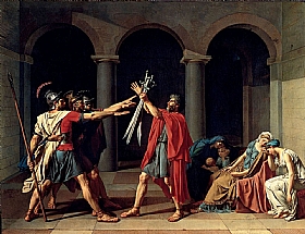 Jacques-Louis David, Le serment des Horaces - GRANDS PEINTRES / David