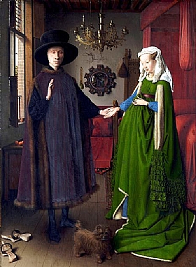 Jan Van Eyck, Le mariage Anorlfini - GRANDS PEINTRES / Van Eyck