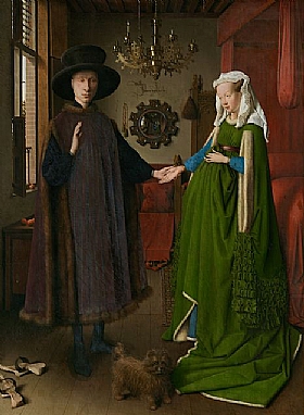 Jan Van Eyck, Les poux Anorlfini - GRANDS PEINTRES / Van Eyck