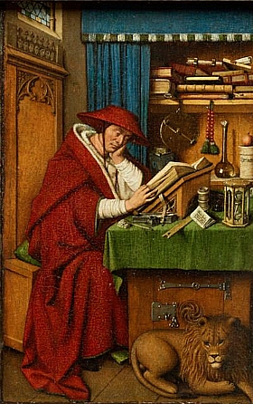 Jan Van Eyck, Saint Jrme dans son tude - GRANDS PEINTRES / Van Eyck
