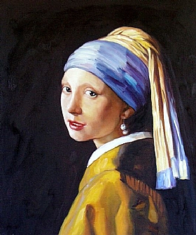 Johannes Vermeer, Jeune Fille à la Perle - GRANDS PEINTRES / Vermeer