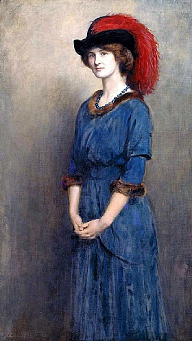 John Collier, Portrait de Madame Angela McInnes - GRANDS PEINTRES / Collier