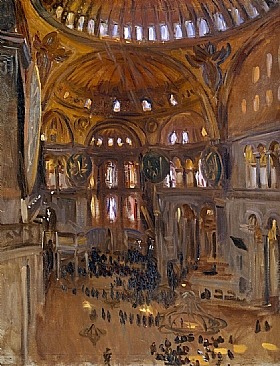 John Singer Sargent, Mosquée Sainte Sophie Istanbul - GRANDS PEINTRES / Sargent